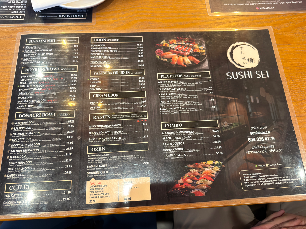 Menu photo 1