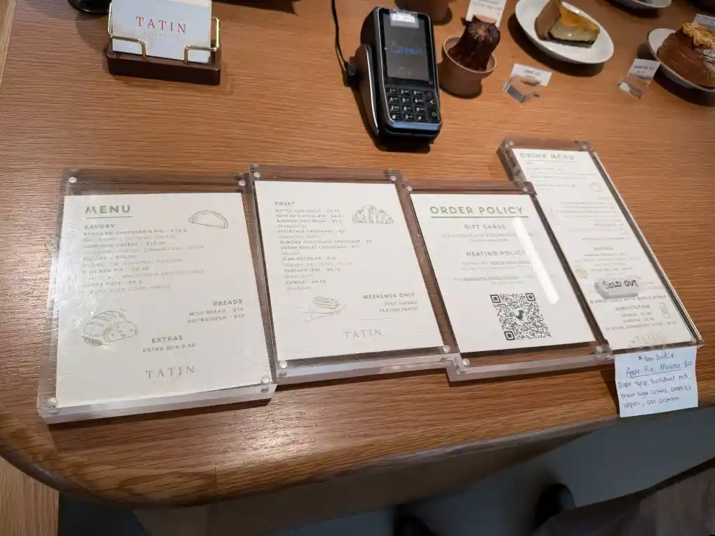 Tatin Bakehouse メニュー写真 3